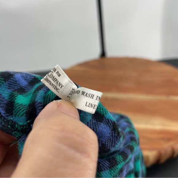 American Girl Doll 18" Pleasant Company 1996 Plaid Nightie Nightgown ONLY PC - Picture 4 of 4